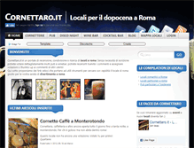 Tablet Screenshot of cornettaro.it